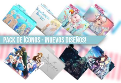 Dengeki Plus Pack 12 de Iconos de Carpetas (3.07.2016)
